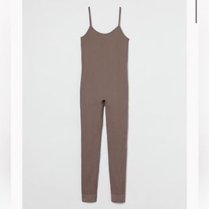 H&M Tan Seamless Jumpsuit